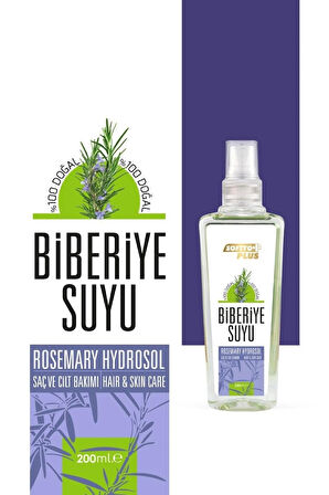 Biberiye Suyu / Tonik 200 ml - Dökülme Karşıtı ve Kepek Önleyici Saç ve Cilt Bakımı