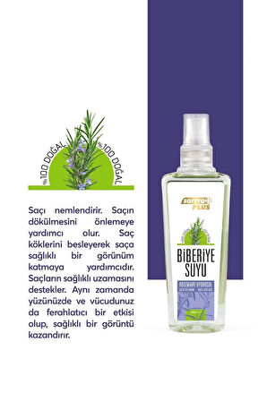 Biberiye Suyu / Tonik 200 ml - Dökülme Karşıtı ve Kepek Önleyici Saç ve Cilt Bakımı