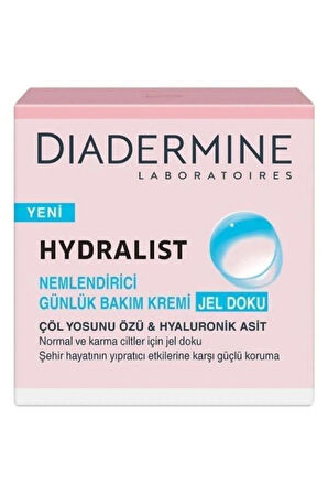 Hydralist Aqua Gel - Nemlendirici Günlük Bakım Kremi Ipeksi Doku 50 ml