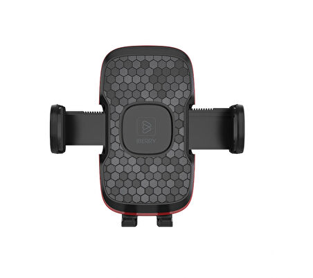 IBERRY PAW T1 KIRMIZI KLİPSLİ SÜPER ADAPTATİF ARAÇ İÇİ TELEFON TUTUCU