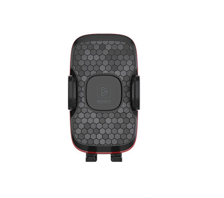 IBERRY PAW T1 KIRMIZI KLİPSLİ SÜPER ADAPTATİF ARAÇ İÇİ TELEFON TUTUCU
