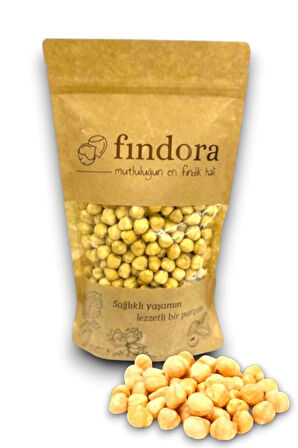 FINDORA TAZE KAVRULMUŞ İÇ FINDIK 500 Gr - DOYPACK