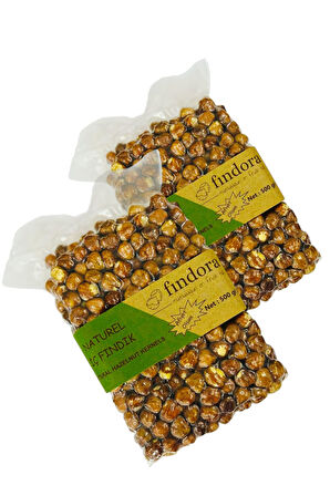 Fındora Naturel İç Fındık Seti – 2x500g | Vakumlu & Çiğ, Katkısız