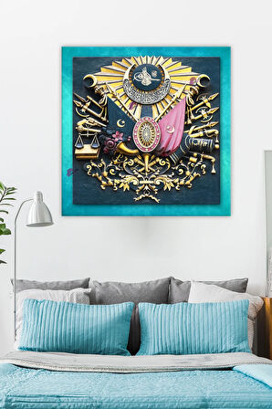 Osmanlı Arması Kanvas Tablo