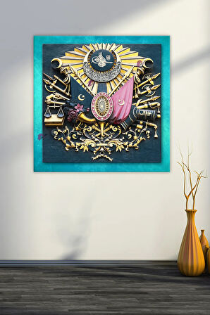 Osmanlı Arması Kanvas Tablo