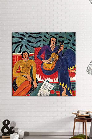 Henri Matisse La Musique 1939 Kanvas Tablo