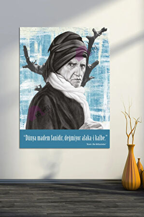 Saidi Nursi Risalei Nur Sözler Islami Dini Hat Kanvas Tablo