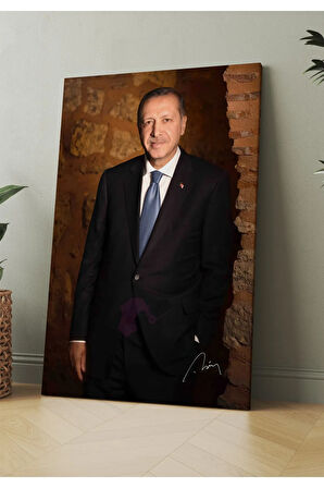 Recep Tayyip Erdoğan Rte Kanvas Tablo