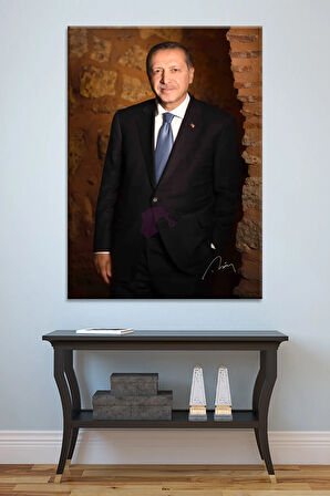 Recep Tayyip Erdoğan Rte Kanvas Tablo