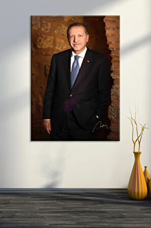 Recep Tayyip Erdoğan Rte Kanvas Tablo