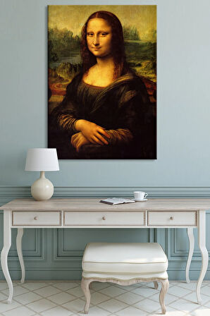 Leonardo Da Vinci Mona Lisa Kanvas Tablo ( 8 Farklı Ölçü )