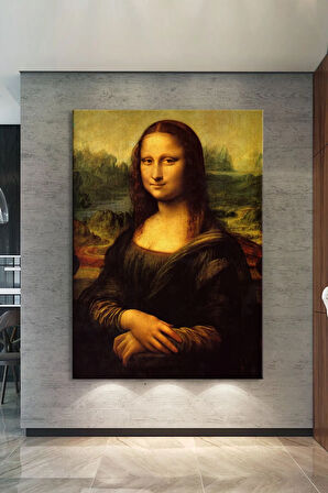 Leonardo Da Vinci Mona Lisa Kanvas Tablo ( 8 Farklı Ölçü )