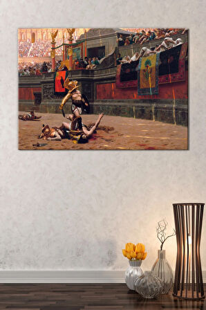 Jean Leon Gerome Pollice Verso Kanvas Tablo