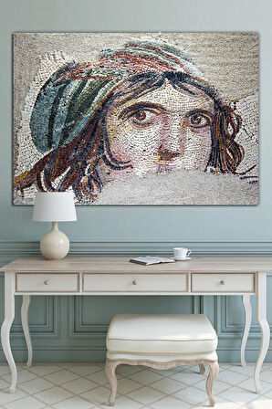 Çingene Kızı Zeugma Kanvas Tablo (8 Farklı Ölçü)