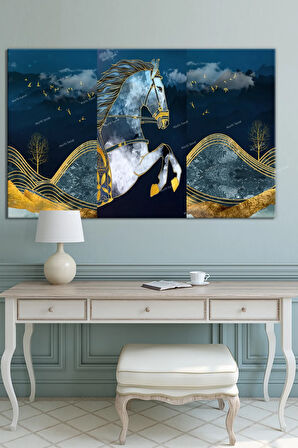 Rüya Hayal Atlı Sanatsal Dekoratif Kanvas Tablo (tekli Tablodur) 7 Farklı Ölçü