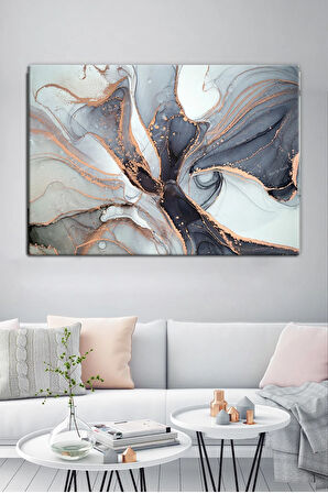 Renklerin Dansı Soyut Sanatsal Kanvas Tablo (8 Farklı Ölçü)