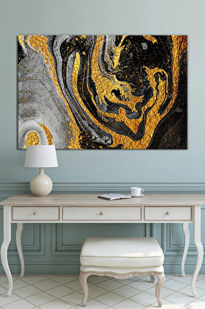 Renklerin Dansı Soyut Sanatsal Kanvas Tablo (8 Farklı Ölçü)