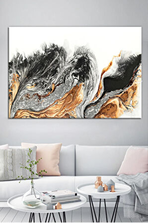 Renklerin Dansı Soyut Sanatsal Kanvas Tablo 8 Farklı Ölçü