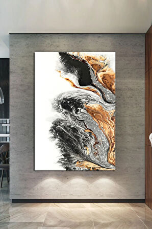 Renklerin Dansı Soyut Sanatsal Kanvas Tablo 8 Farklı Ölçü