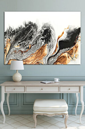 Renklerin Dansı Soyut Sanatsal Kanvas Tablo 8 Farklı Ölçü