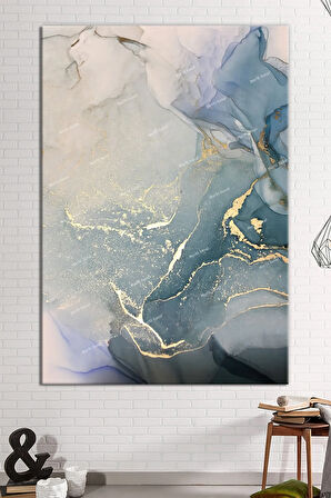 Renklerin Dansı Soyut Sanatsal Kanvas Tablo (8 Farklı Ölçü)