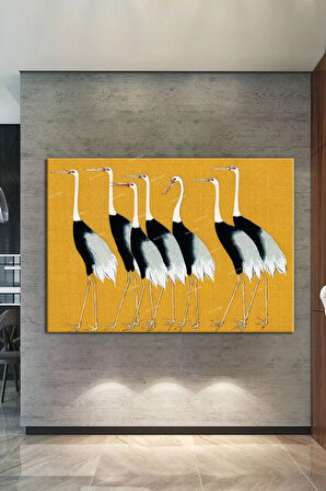 Kuşlar Zarif Kuşlar Dekoratif Kanvas Tablo