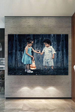 Kardeşler Dekoratif Kanvas Tablo