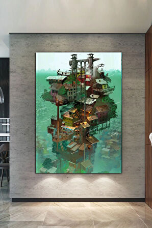 Mimarlara Özel Mimari Dekoratif Kanvas Tablo