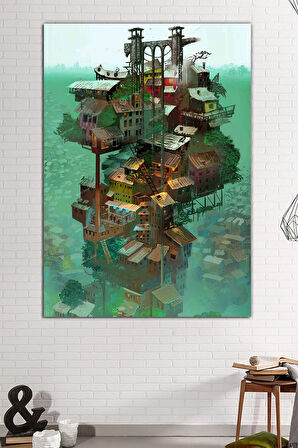 Mimarlara Özel Mimari Dekoratif Kanvas Tablo