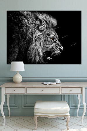 Aslan Kral Arslan Hayvanlar Alemi Kanvas Tablo