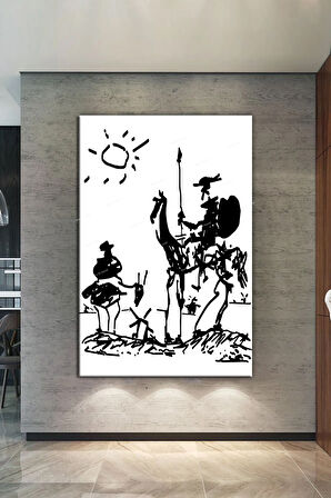 Pablo Picasso Don Kişot Don Quixote Kanvas Tablo