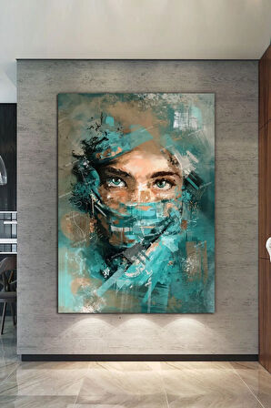 Yüzler Ve Suretler Portre Muhteşem Sanatsal Kanvas Tablo