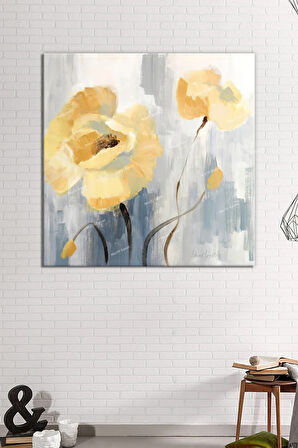 Sarı Çiçek Muhteşem Sanatsal Kanvas Tablo
