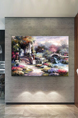 Cennet Yaşam Doğa Hikaye Kanvas Tablo