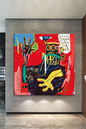 After Jean Michel Basquiat Untitled Kanvas Tablo