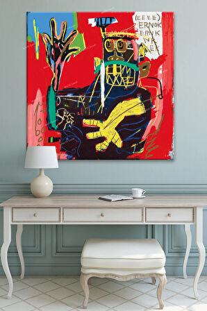 After Jean Michel Basquiat Untitled Kanvas Tablo