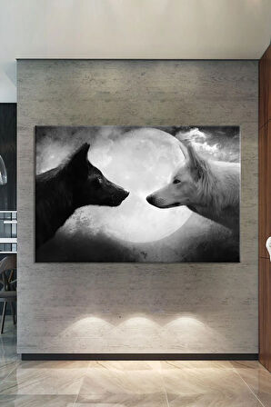 Kurt Kurtlar Kanvas Tablo