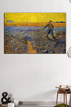 Vincent Van Gogh Ekim The Sower Kanvas Tablo
