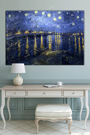 Vincent Van Gogh Stars Reflection Yıldızar Kanvas Tablo