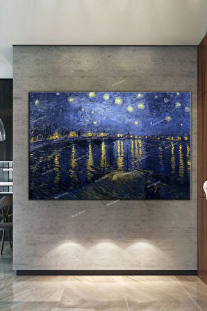 Vincent Van Gogh Stars Reflection Yıldızar Kanvas Tablo