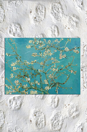 Vincent Van Gogh Çiçek Açan Badem Ağacı Dev Boyut Kanvas Tablo