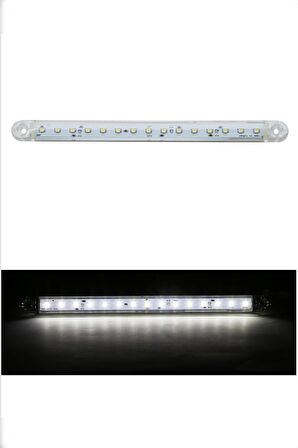 Beyaz Led Lamba 15 Ledli Sugeçirmez 12-24 Volt 2.Adet