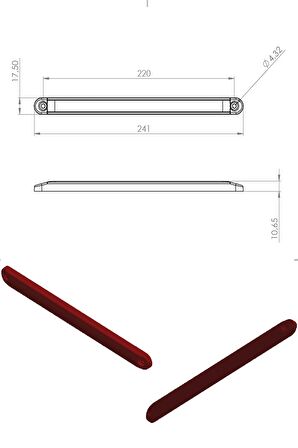 Beyaz Led Lamba 15 Ledli Sugeçirmez 12-24 Volt 2.Adet