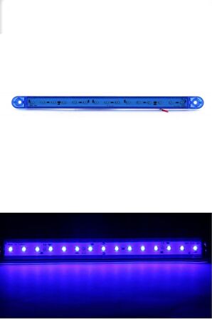 Mavi Led Lamba 15 Ledli Sugeçirmez 12-24 Volt 2.Adet