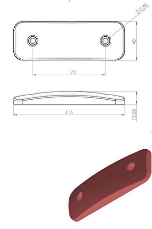 Marker Yan Etek Led Lamba 12-24 Volt 9 Ledli Su Geçirmez-10 Adet Beyaz