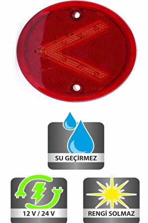 18 LEDLİ UNIVERSAL STOP LAMBA 12-24 SU GEÇİRMEZ 2-ADET