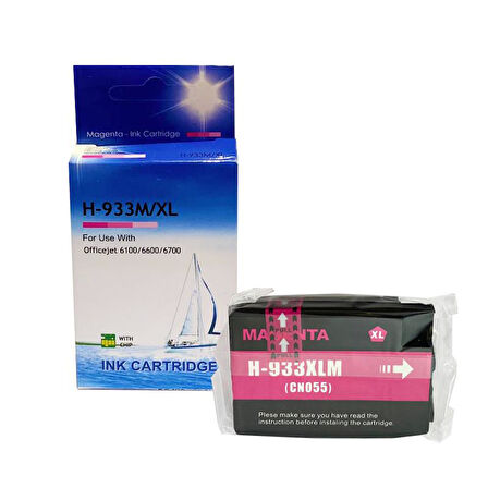 HP 933XL-CN055AE Kırmızı Muadil Kartuş 825 Sy|6100-6600-6700-7110