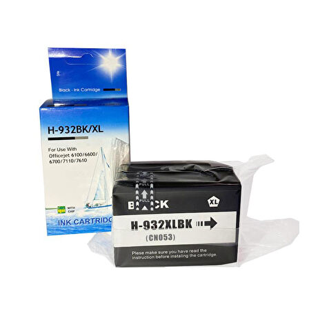 HP 932XL-CN053AE Siyah Muadil Kartuş 1000 Syf|6100-6600-6700-7110