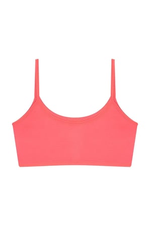 Delux Serisi Kız Çocuk Pembe Yarım Atlet 6'lı Paket Kombin Tekli Stok