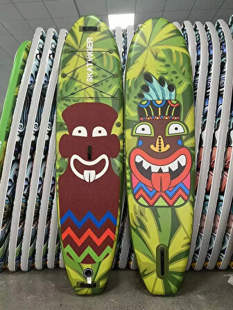 Crazy Tribe Şişme SUP Paddle Board Skatinger Ultra Dengeli Yoga-Gezi 335 x 86 x 15cm Tam Set